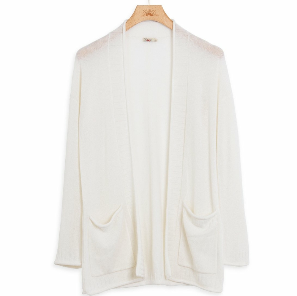 Hayes Cashmere Cardigan

Chalk